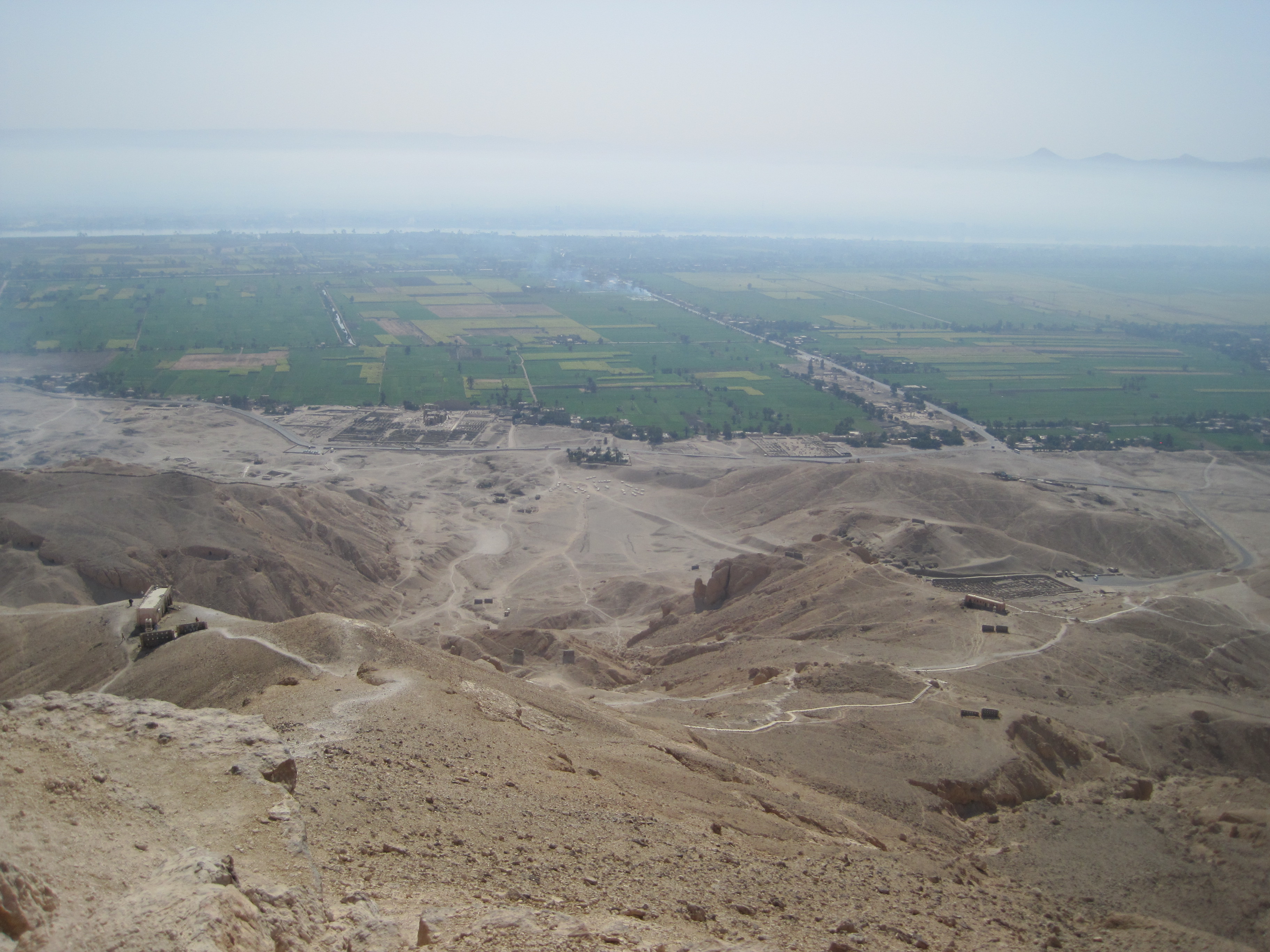 Deir el-Medina_Blick zum Niltal