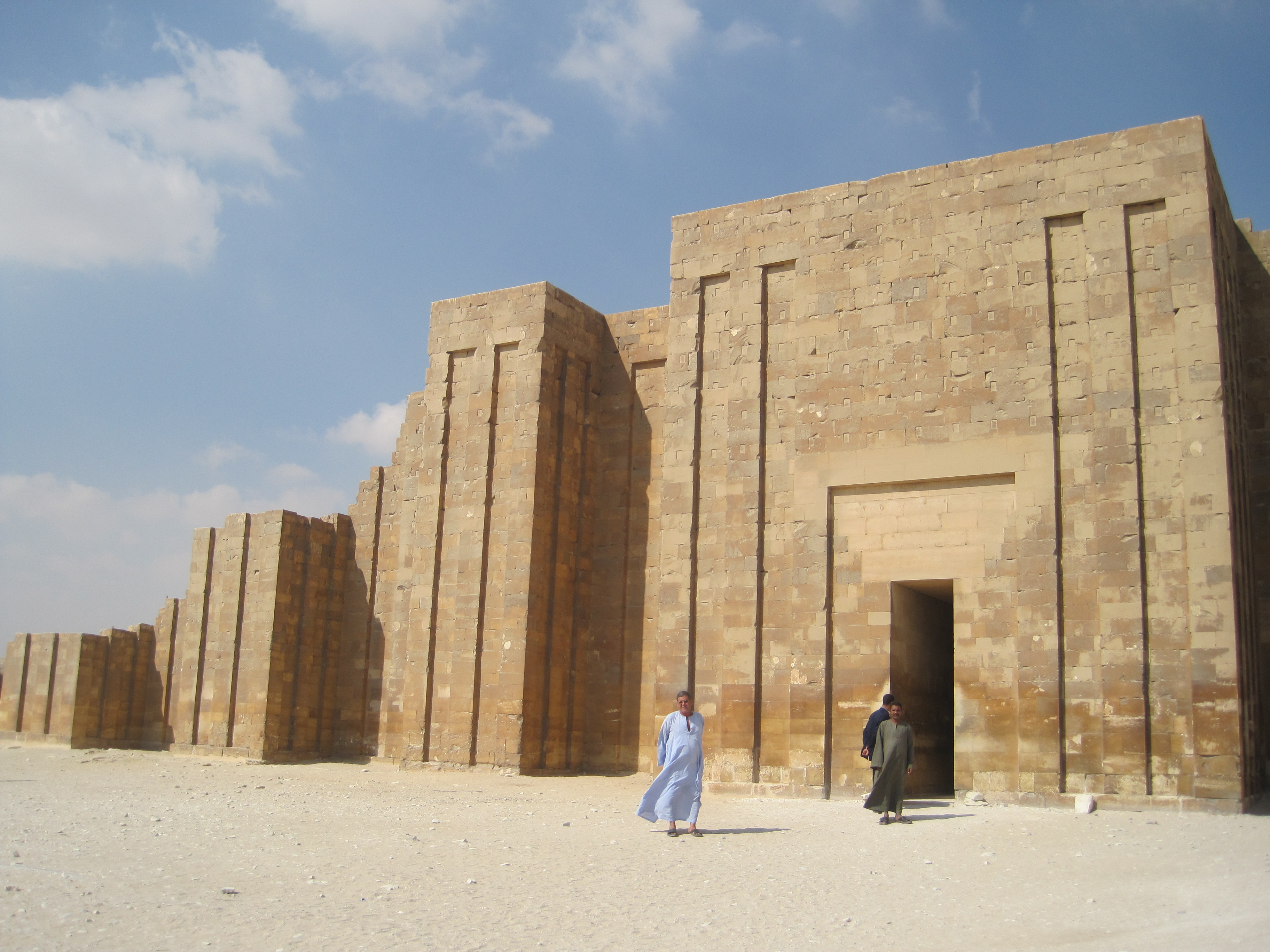 Saqqara_Eingang Djoserbezirk
