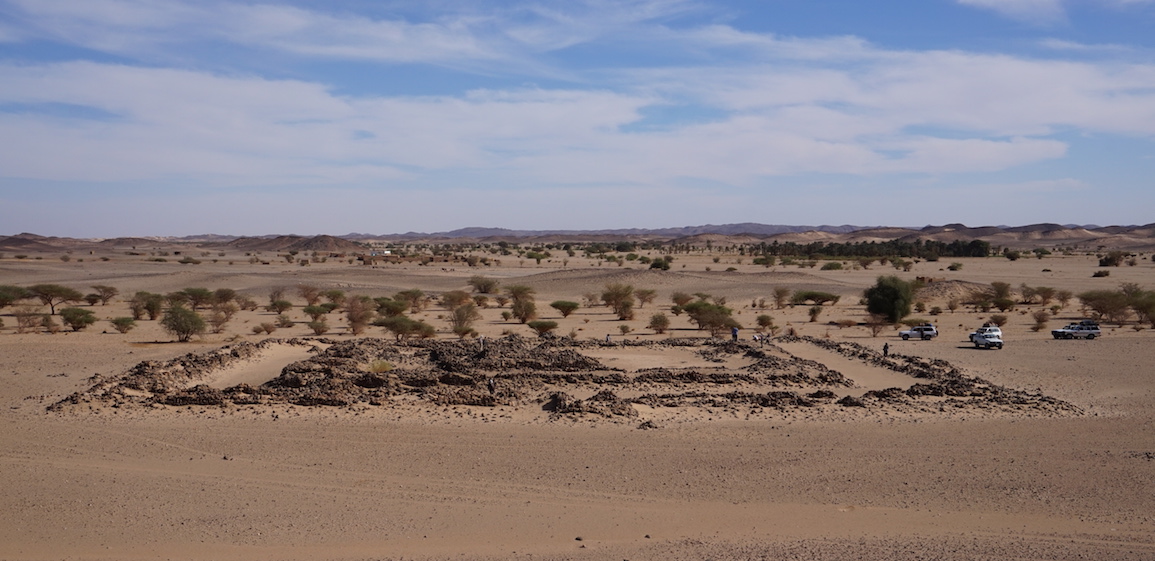 Ruinen von Umm Ruweim im Wadi Abu Dom