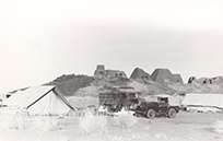 Die Butana-Expedition an den Pyramiden von Meroe (1958), Foto: Ursula Hintze