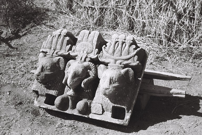 Dreikopf Löwentempel Musawwarat (photo: U. Hintze)