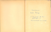 Erste Seite des Musawwarat-Tagebuchs von Ursula Hintze (1960)