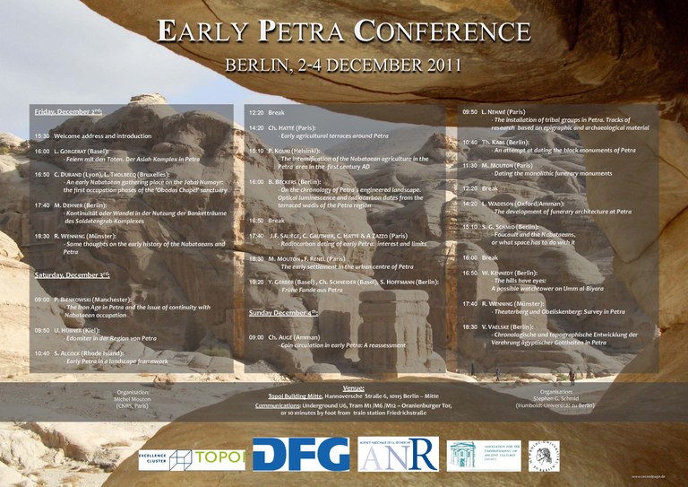 Poster - Early Petra Conference. Berlin, 2-4. December 2011