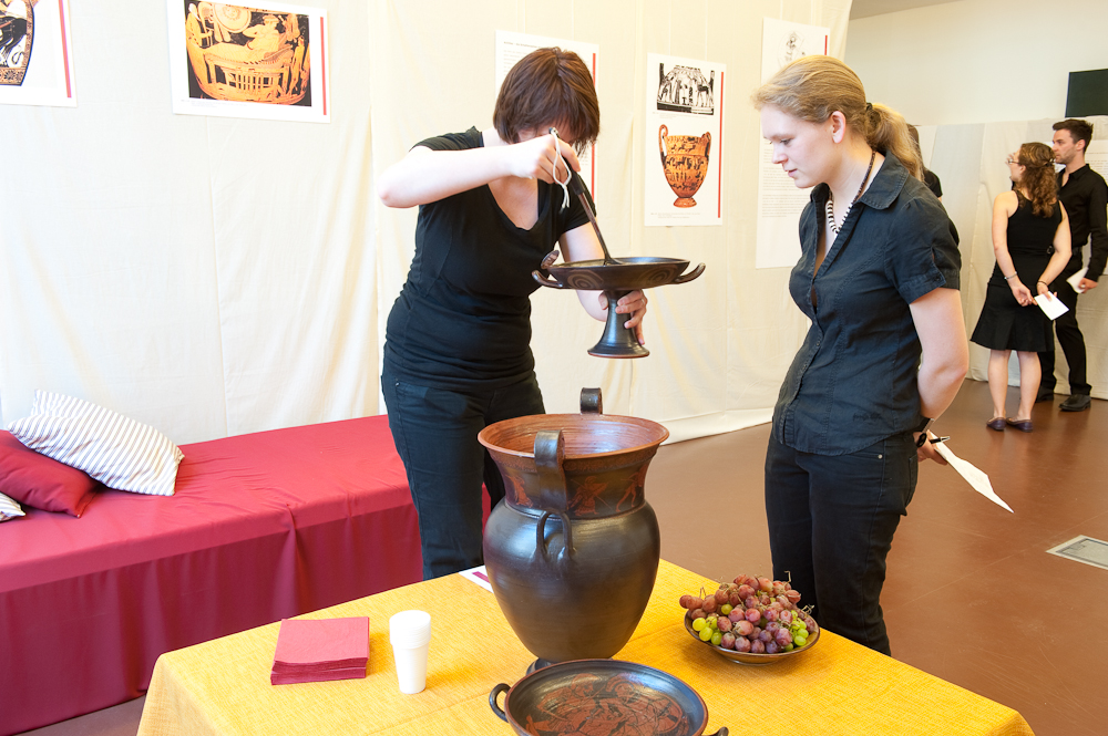 Achill - hands-on material wird vorbereitet