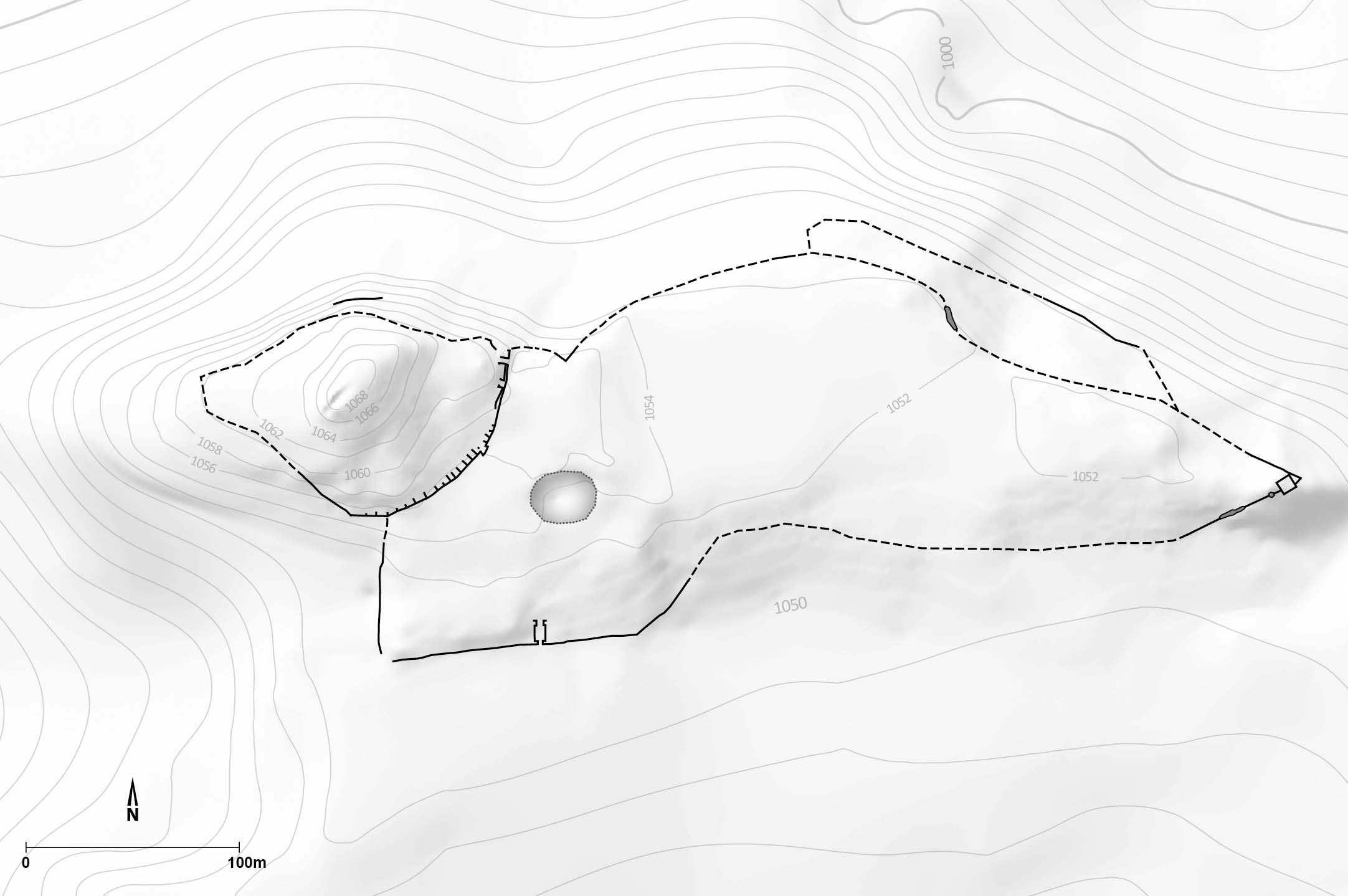 Plan der Siedlung