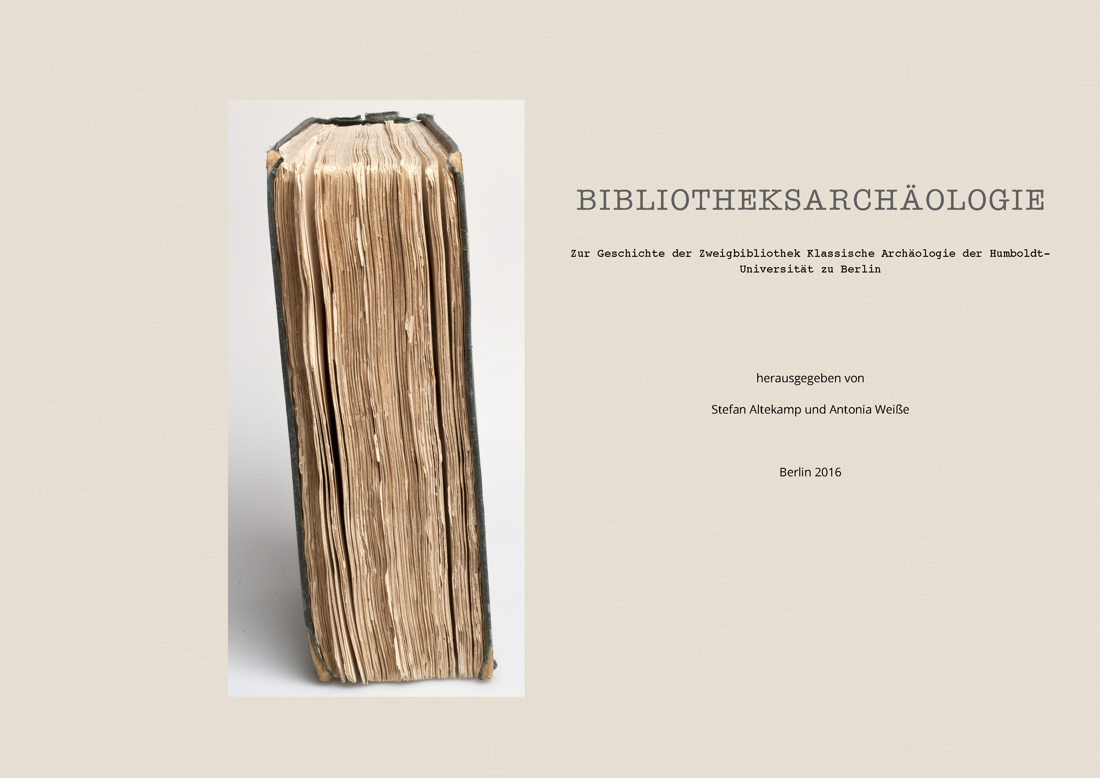 Bibliotheksarchäologie Cover