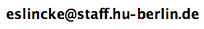 Emailadresse E.-S. Lincke